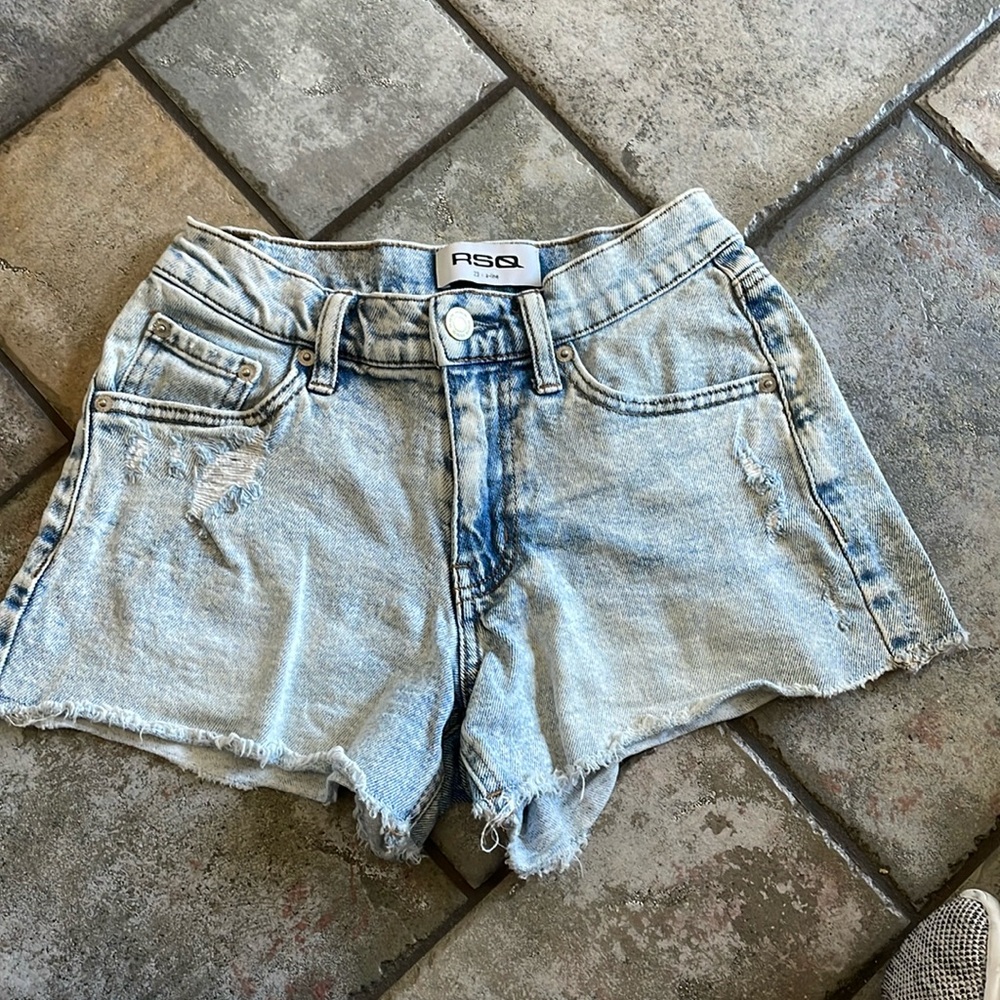 RSQ Women’s a-line Jean Short CutOffs 23